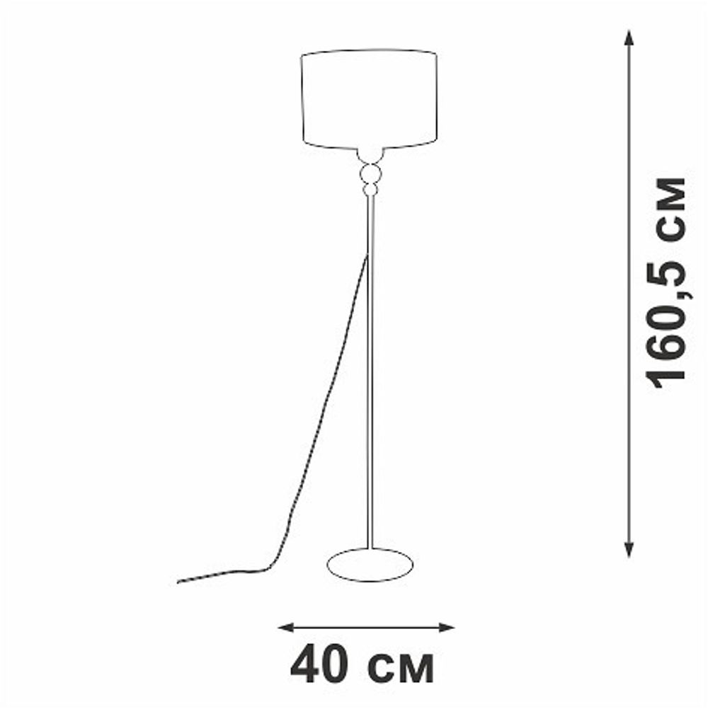 Торшер Vitaluce V2890 V2890-1/1P