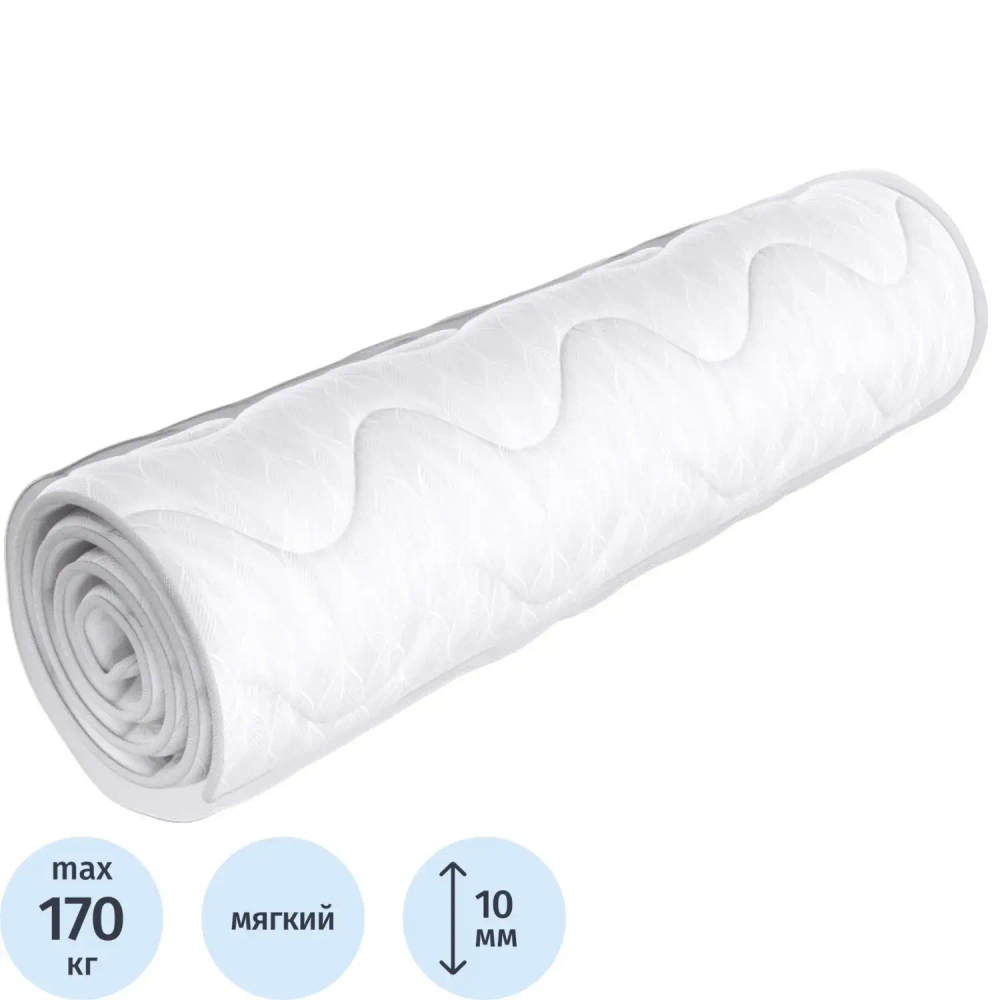 Матрас Топпер Комус Мебель AR01 roll 160х200х1
