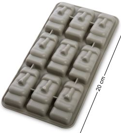 DN-08 Форма для льда «Моаи. Остров Пасхи»