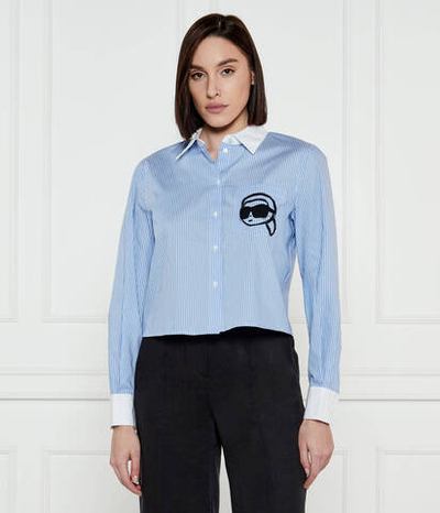 Рубашка IKON Karl Lagerfeld - голубой(A1W11037)