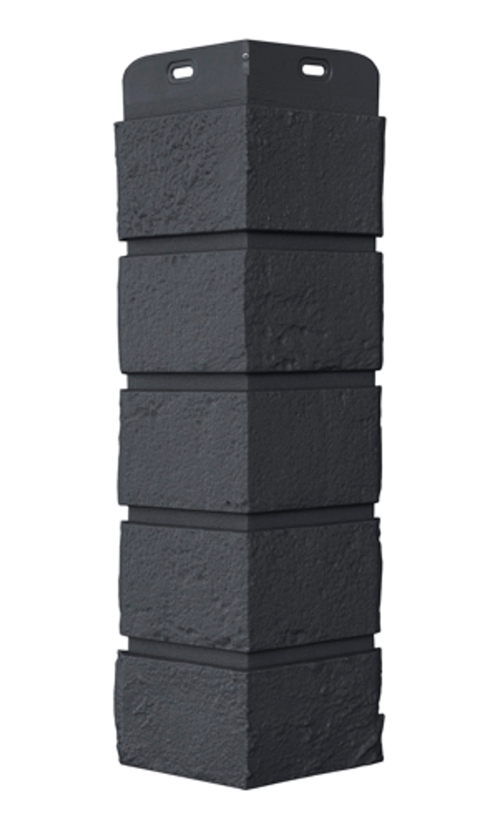 Угол наружный Grand Line Состаренный кирпич Стандарт Графит