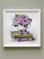 Картины на стену интерьерные на холсте 4 шт, 23*23 см