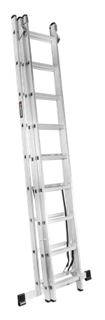 Лестница алюминиевая трехсекционная ВИХРЬ ЛА 3х9