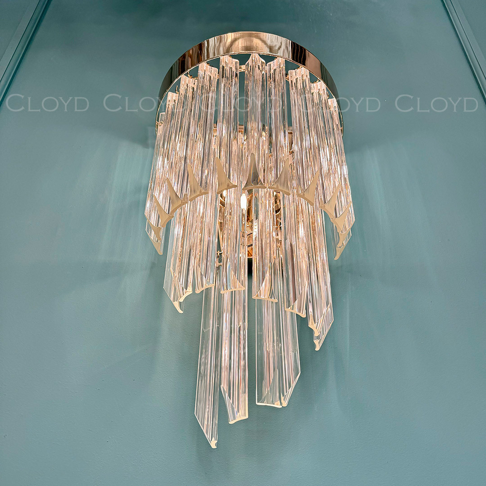 Бра Cloyd EVOLUTE-C W3 / выс. 52 см - золото (арт.20418)