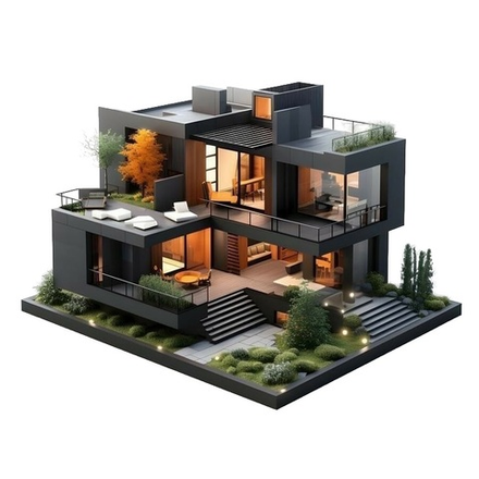 Для больших пространств