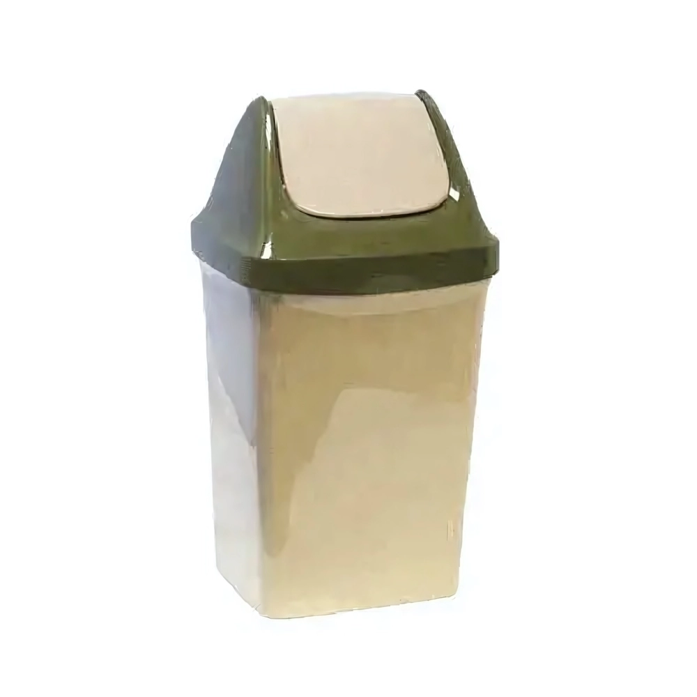 Контейнер для мусора СВИНГ 9л Беж.мрамор 0,411,228х0,199м