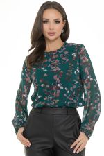 Блуза Волшебный шифон (грин) Diolche (Акция)