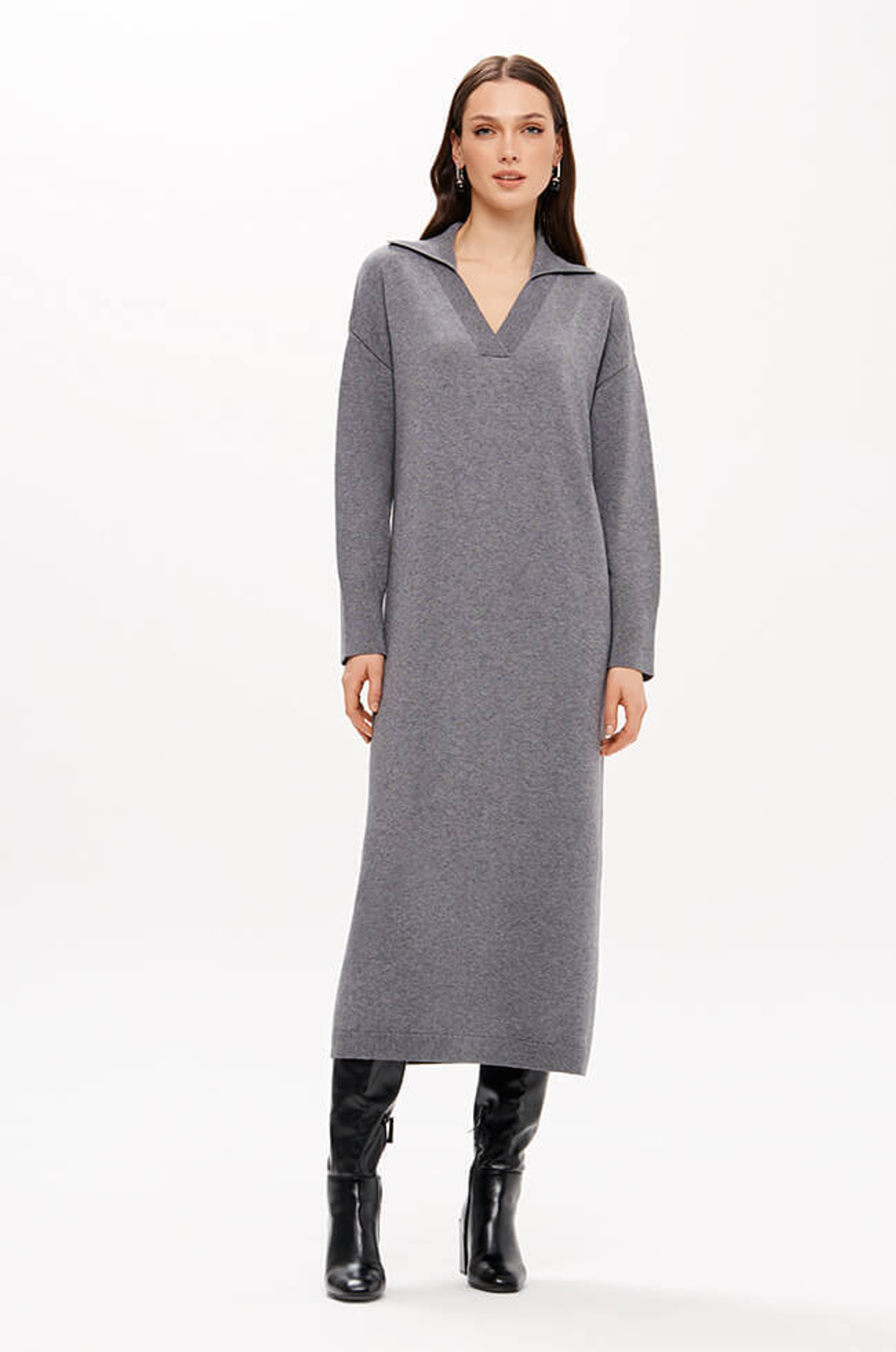 51708 Платье женское (серый)