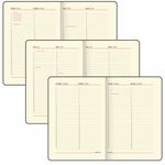 Еженедельник недатированный А5, 145х215 мм, BRAUBERG "Iguana", под кожу, 64 л., черный, 114478