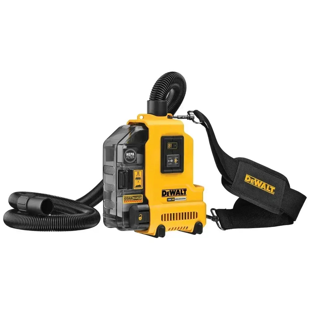 Аккумуляторный строительный пылесос DEWALT DWH161N, 18 В, 0.21 л, без АКБ и ЗУ
