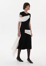 Платье вечернее с драпировкой