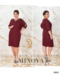 Платье 3132-В-бордо Minova