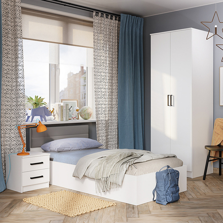 Корпус кровати 0,9 Фьюжн КР-03 (без основания)