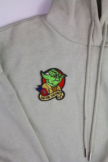 Нашивка термоаппликация на одежду и на рюкзак.  Do or Do Not / Звездные войны