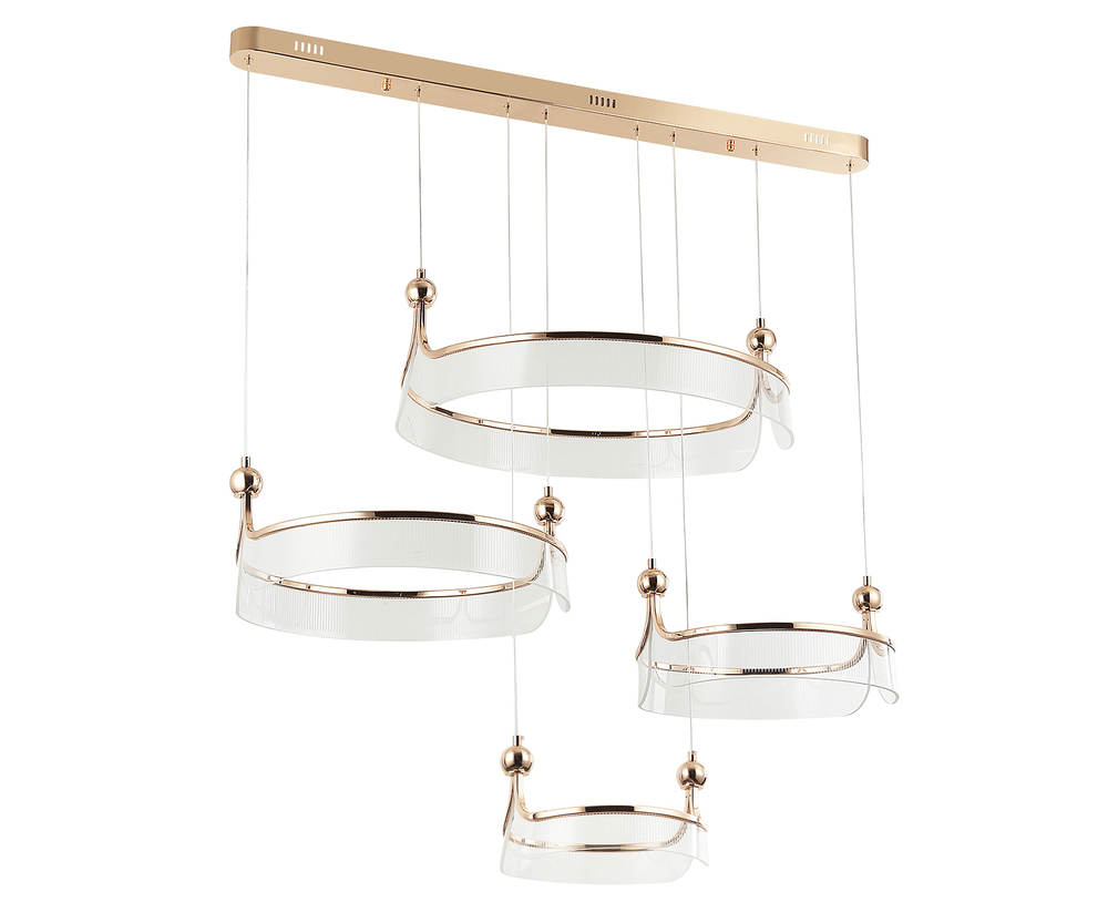 Подвесная светодиодная люстра Kink Light Риваль 08045-80+60+50+40,37