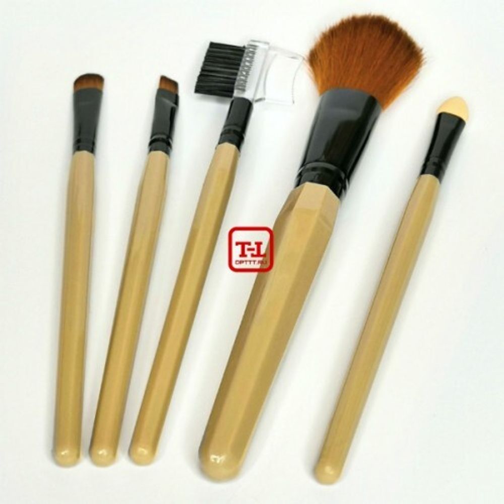 Набор Кистей для Макияжа "LUX" - пять предметов.