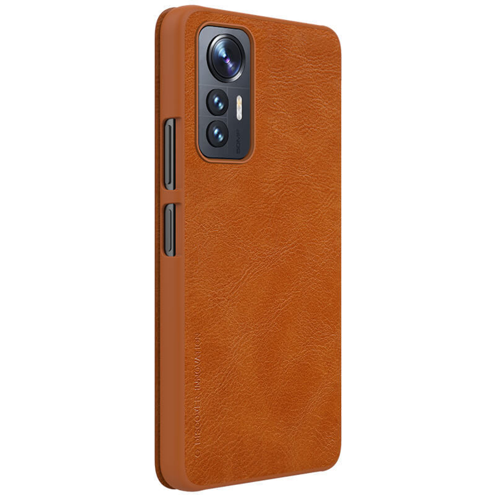 Кожаный чехол-книжка Nillkin Leather Qin для Xiaomi Mi 12 Lite