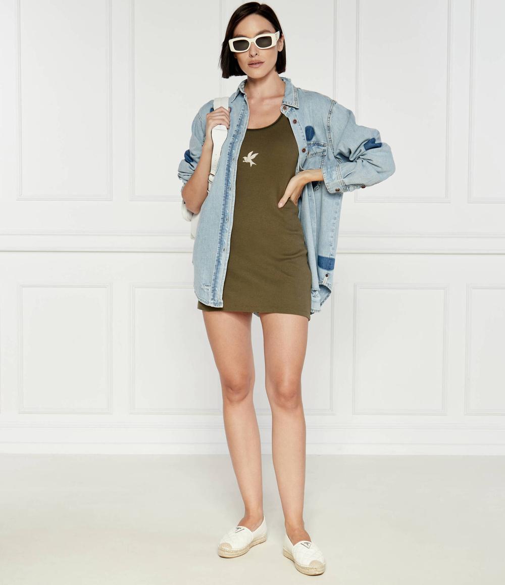 Платье RIB SINGLET One Teaspoon - хаки(26495C)