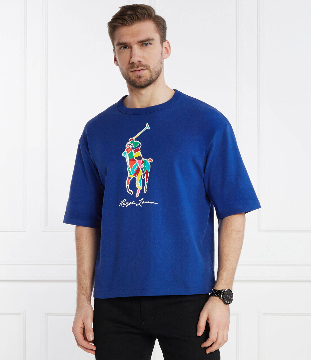Футболка POLO RALPH LAUREN - темно-голубой(710926611)