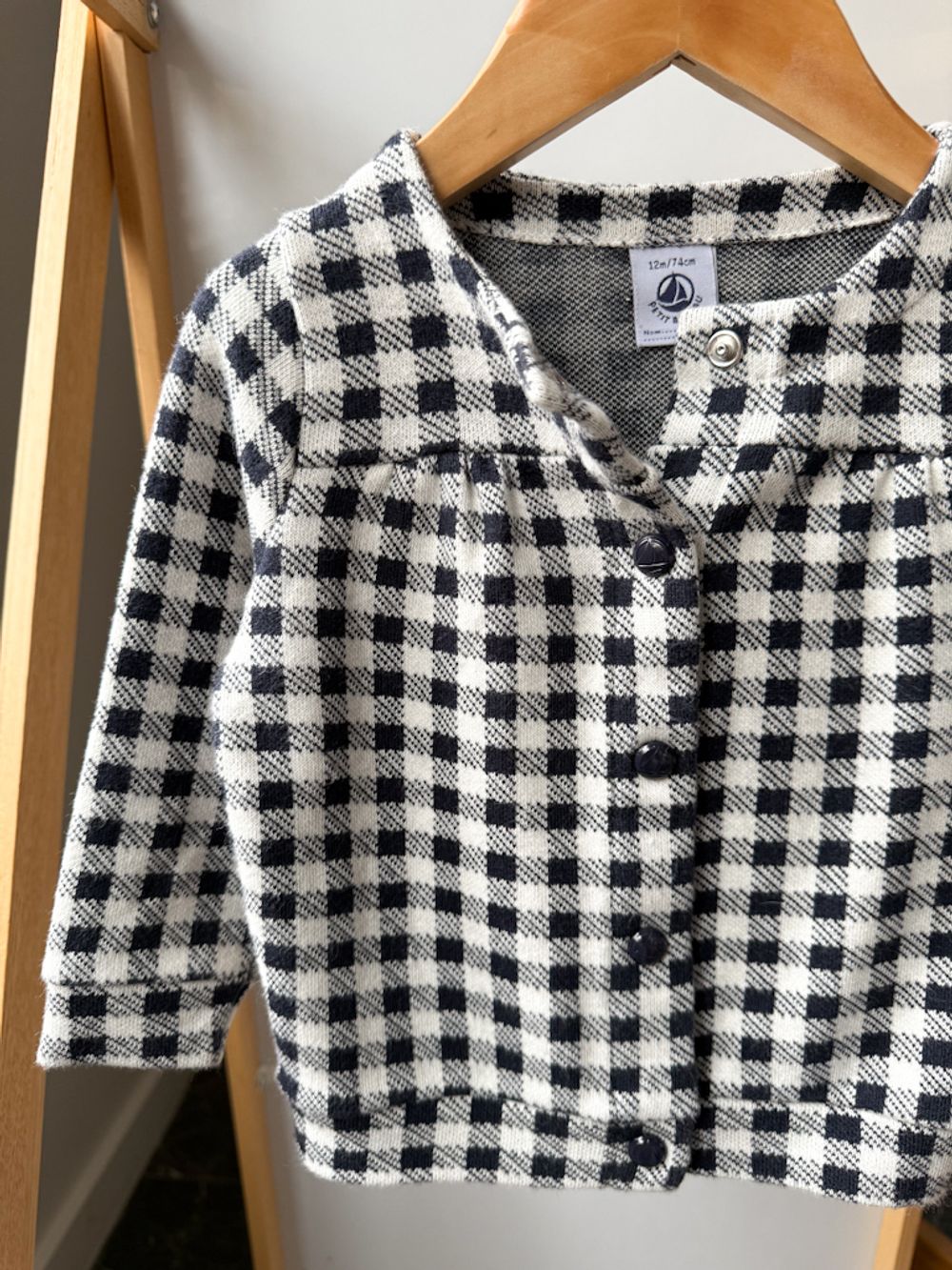 Хлопковый кардиган Petit Bateau, 74