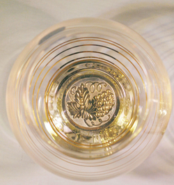 Бокал для коньяка "Виноград" №1 (Златоуст) в подарочном футляре