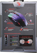 Манипулятор Bloody Blazing Gaming Mouse &lt;A7 Black&gt; (RTL) USB 8btn+Roll