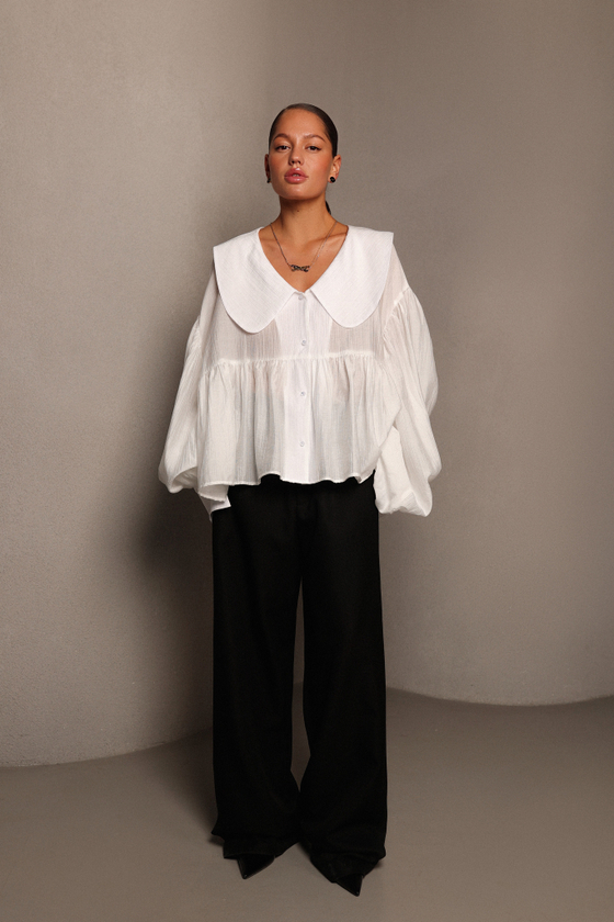 Блуза со сборками