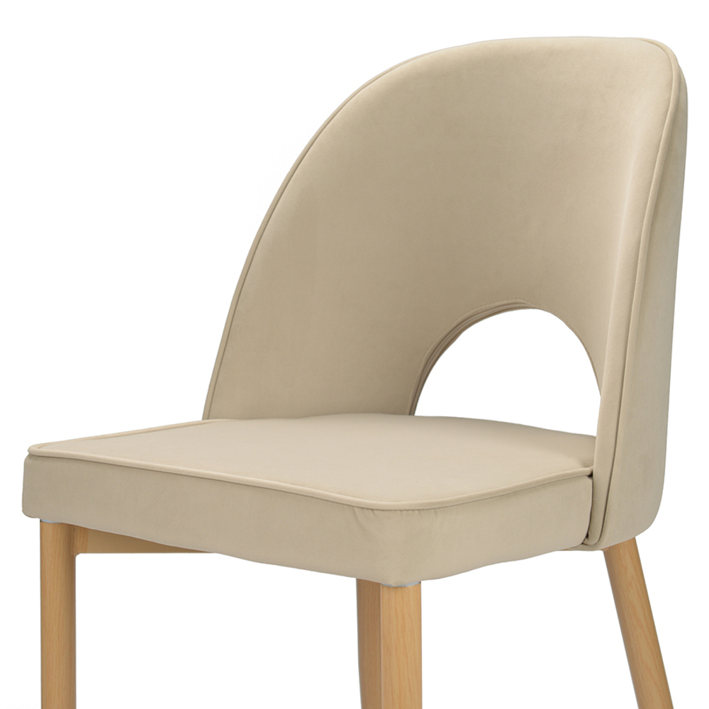 Стул evelyn, велюр, бежевый