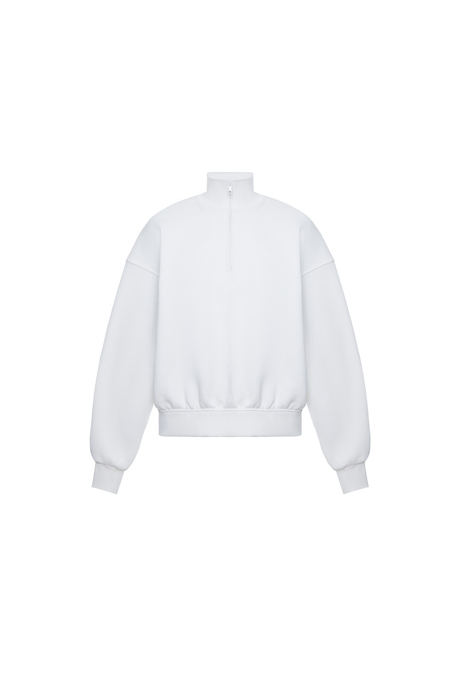 Свитшот на короткой молнии Белый