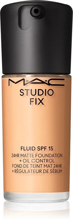 MAC Cosmetics Studio Fix Fluid SPF 15 24HR Matte Foundation + Oil Control - Матирующая тональная основа SPF 15, 30 ml