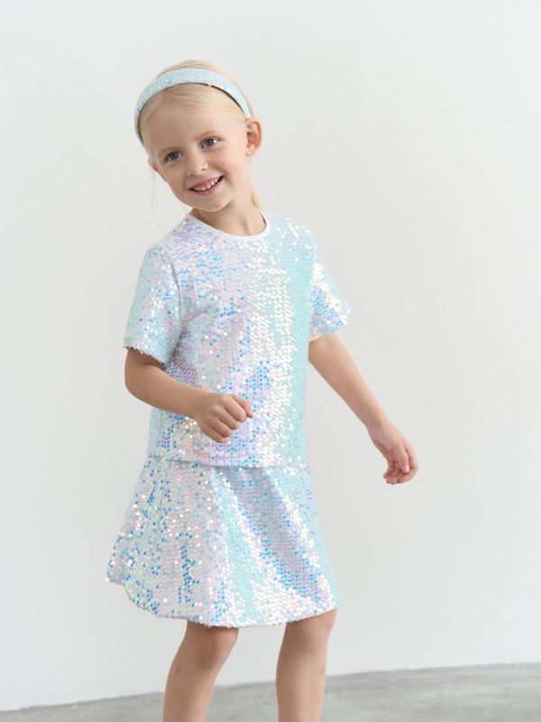 Топ бархатный с пайетками 