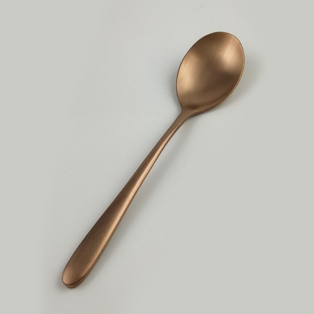 Ложка столовая 21 см матовая медь PVD Alessi-Copper P.L. [12]