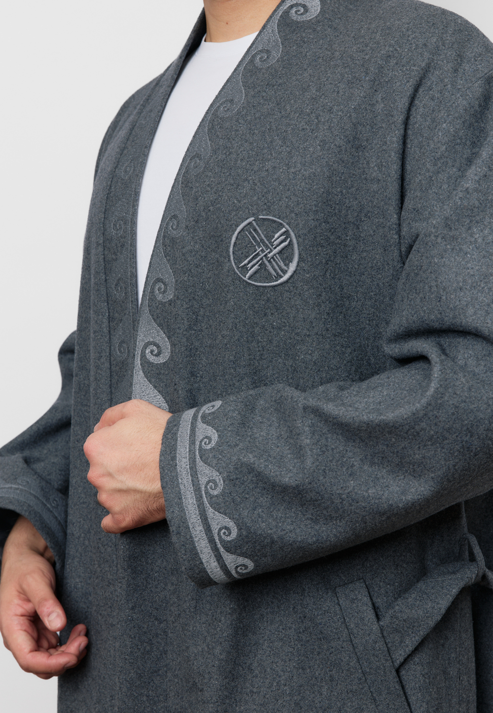 Шапан шерстяной OYU TOLQYN GREY