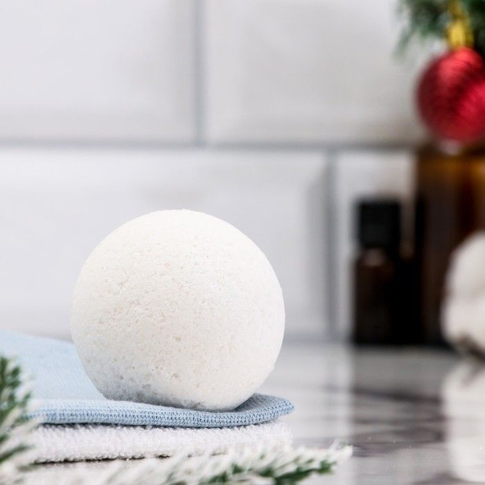 Бомбочка для ванны из персидской соли с эфирным маслом персика «Любви и нежности» - 140 гр.