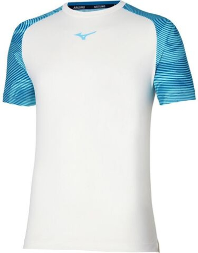 Теннисная футболка Mizuno Charge Shadow T-Shirt - White