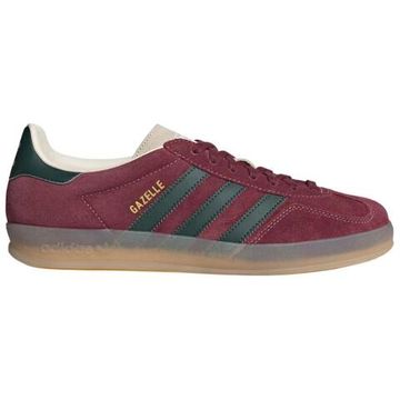 adidas originals GAZELLE INDOOR Кроссовки для скейтбординга Низкие Темный SHADOW Красный/Темно-тенистый зеленый/Чудо-белый Мужские
