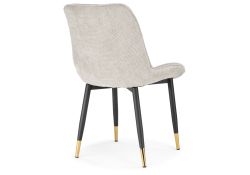 Стул на металлокаркасе Seda 1 latte / black / gold