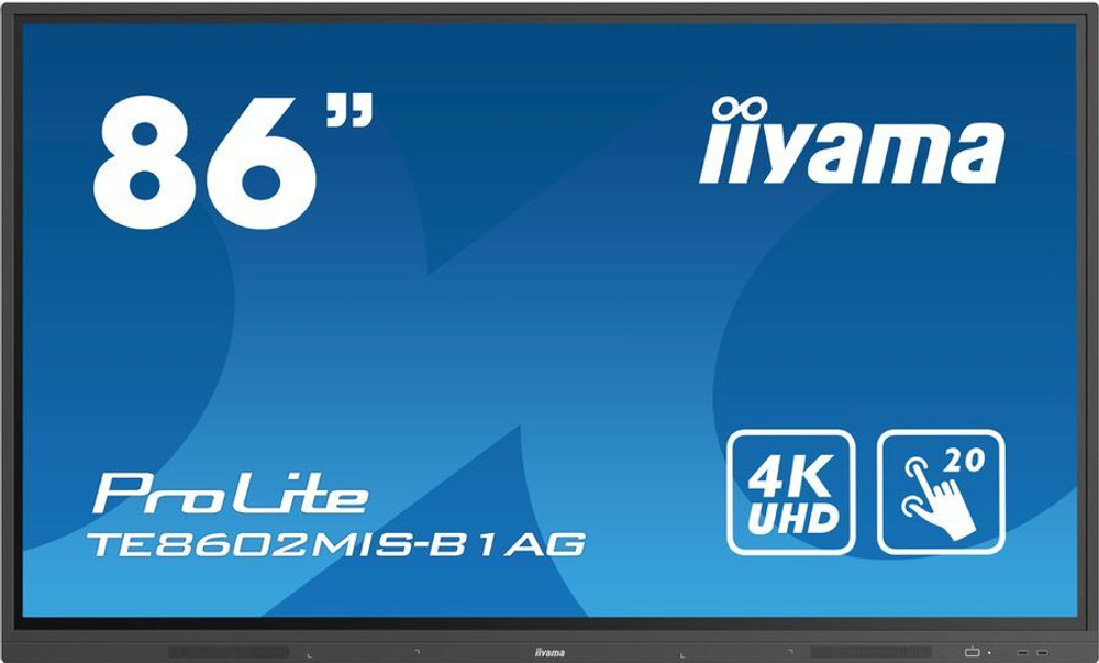 Панель Iiyama 86"; TE8602MIS-B1AG черный