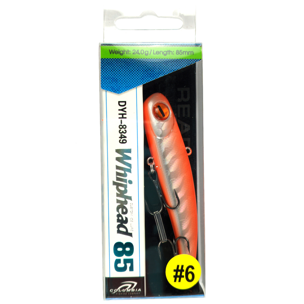 Раттлин Columbia DYH-8349 #06 Whiphead 85мм 24г Тонущий