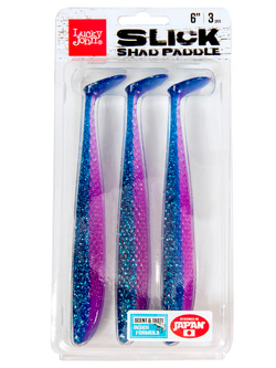 Виброхвосты LJ 3D Series SLICK SHAD PADDLE 6.0in (15.20)/Z18 3шт