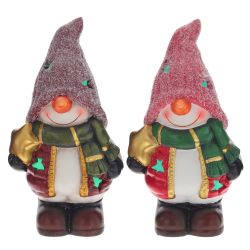 GAEM Фигурка декоративная с подсветкой "Снеговик", L12 W9 H21 см, (2хLR44), 2в.