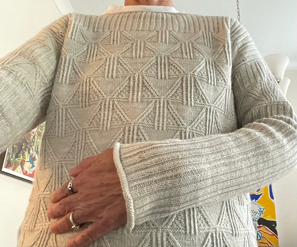 Описание по вязанию джемпера спицами "State"