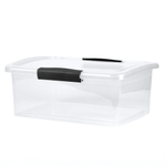 Ящик для хранения Keeplex Vision с защелками 9л 37х27,4х14,8см прозрачный кристалл