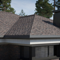 Черепица битумная гибкая Tegola COMFORT CORTINA Ardesia 255