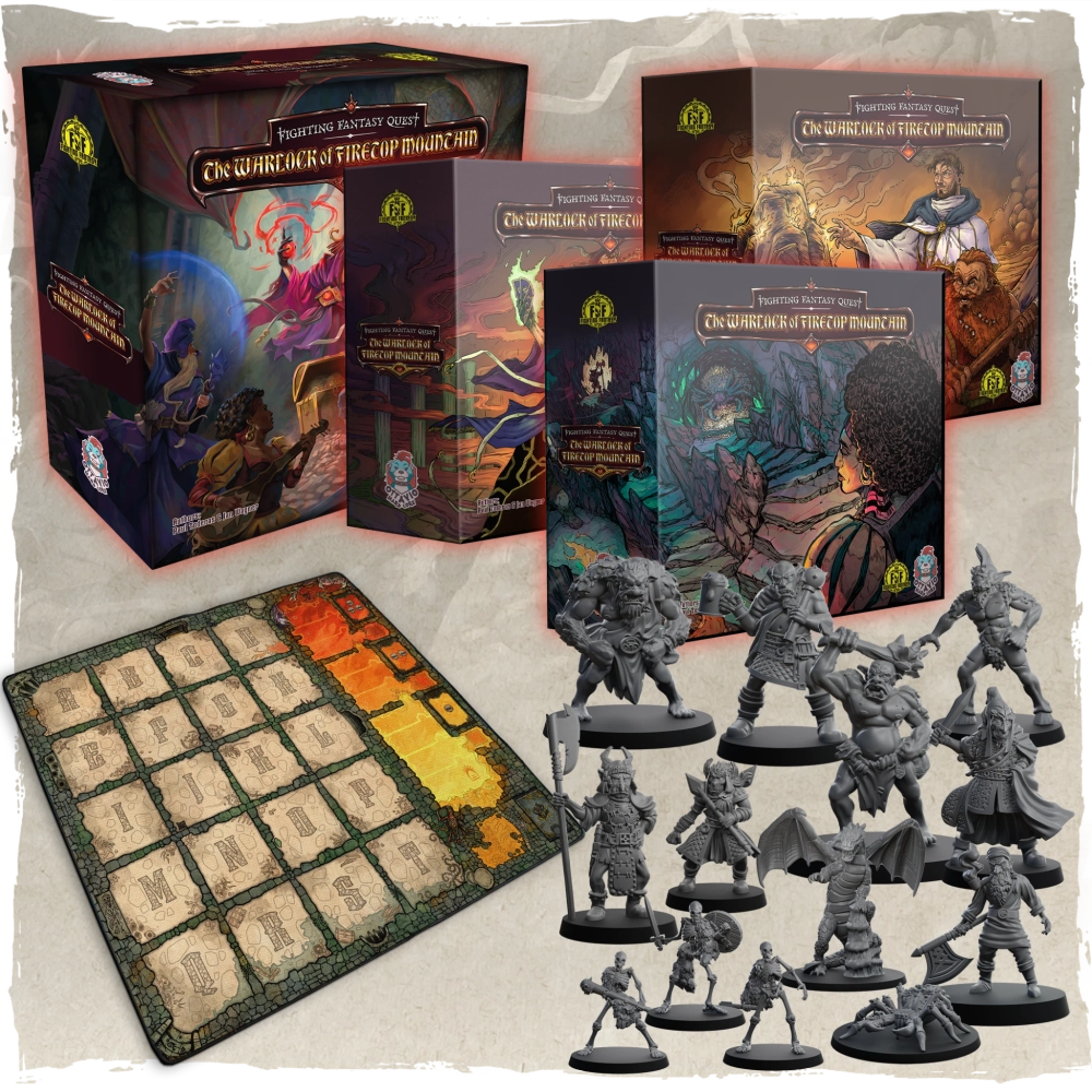 Fighting Fantasy Quest - The Warlock of Firetop Mountain - настольная игра