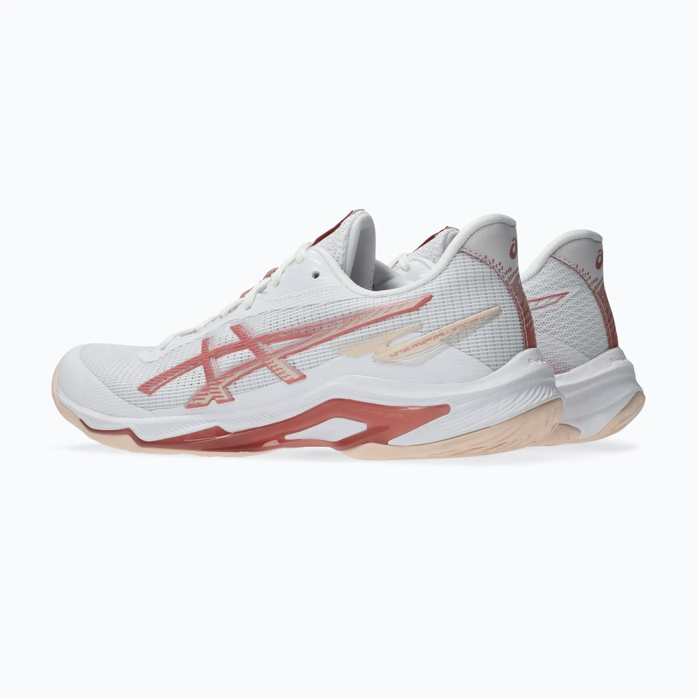 Кроссовки волейбольные ASICS Netburner Ballistic FF 4 white/rose rouge