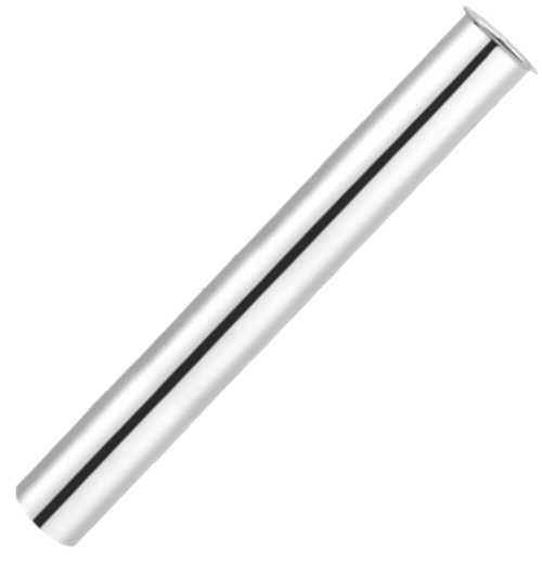 Трубка ХРОМ с фланцем 32мм-50см GANZER  (100/1шт)