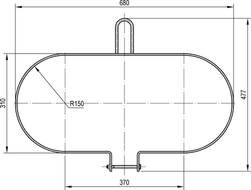 Хомут для двойной штанги