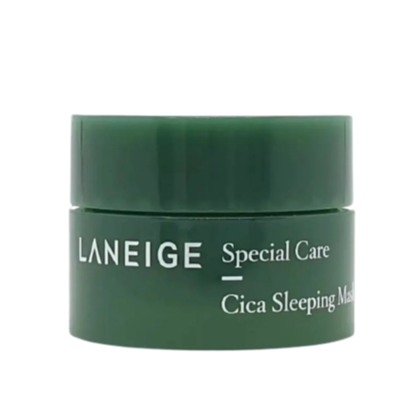 Laneige Маска ночная для лица - Cica sleeping mask green, 10мл