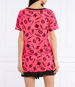 футболка Moschino - фуксия(1916 2135)